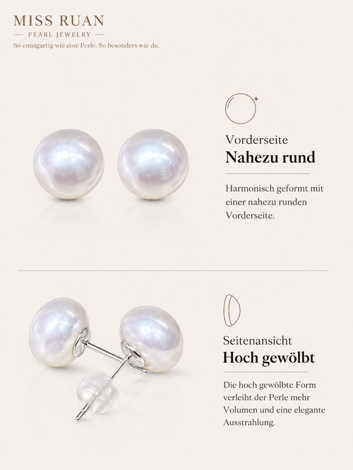 Essence -Miss Ruan Süßwasserperlen-Ohrringeaus 925er-Sterlingsilber